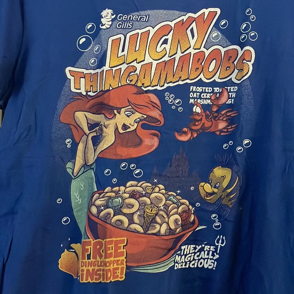 Disney Little Mermaid Cereal T-Shirt - Picture 2 of 4
